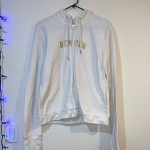 NFL broncos zipper hoodie